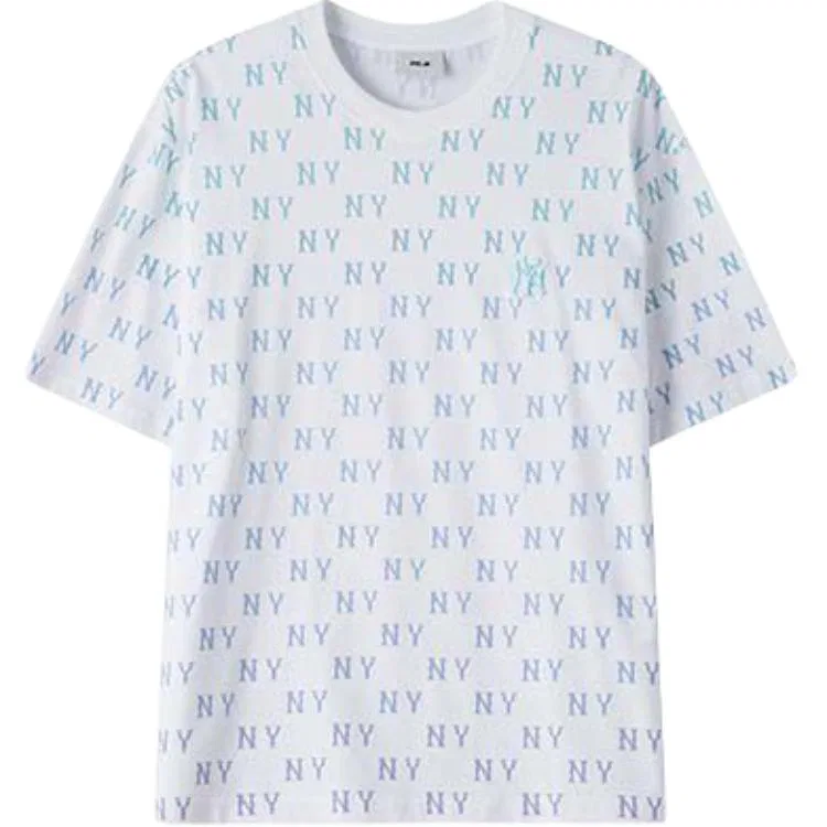 Детская футболка с круглым вырезом White/Blue MLB — фото 3