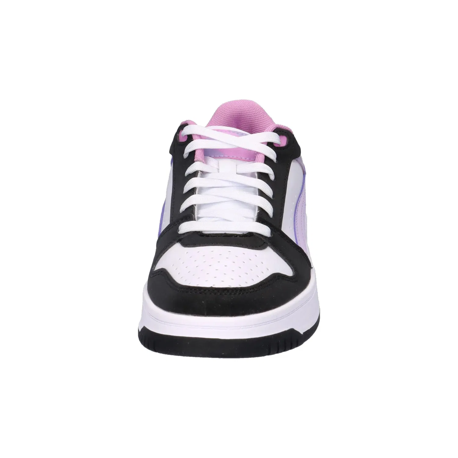 Детские кроссовки с пастельным градиентом Rebound Slam Lo Faded Glow Jr Puma, Schwarz Konigliches Lila Weiss — фото 3
