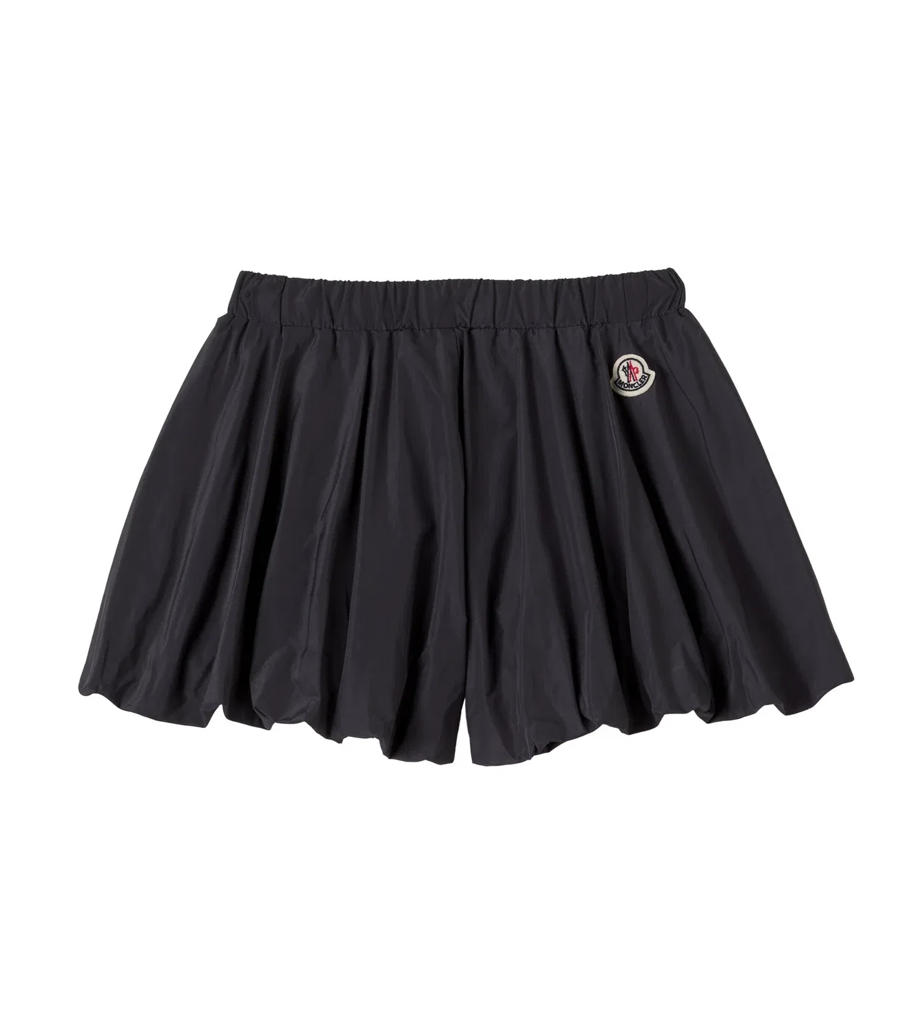 Шорты из тафты Moncler Enfant, серый