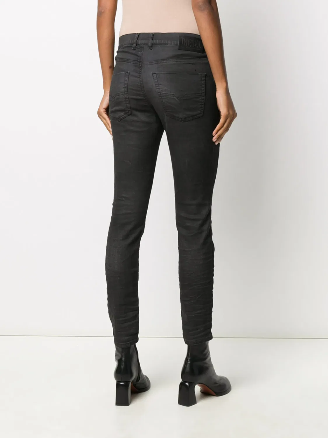 Джинсы бойфренды Krailey JoggJeans Diesel, черный — фото 4