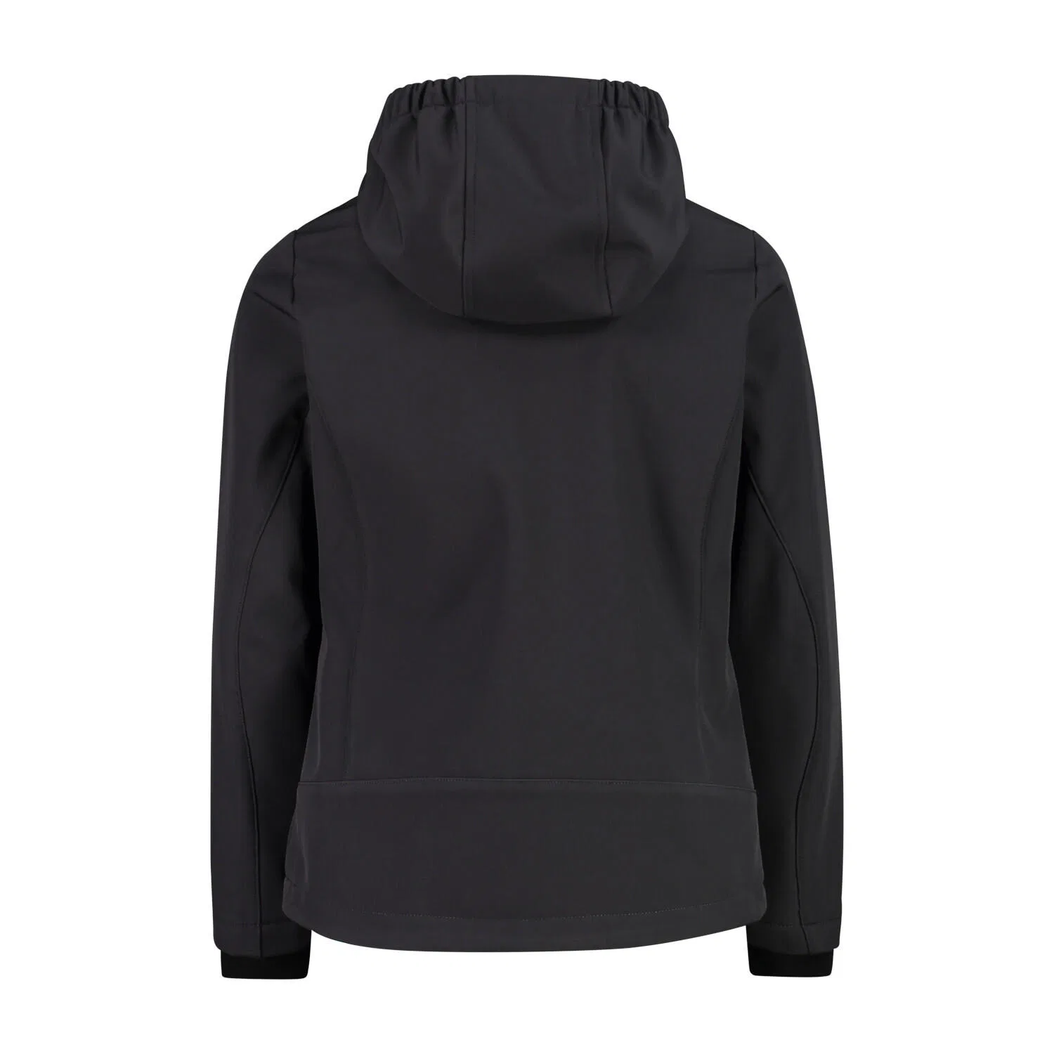 Детская софтшелл-куртка с капюшоном Fix Hood Cmp, Schwarz Grau Beige — фото 4