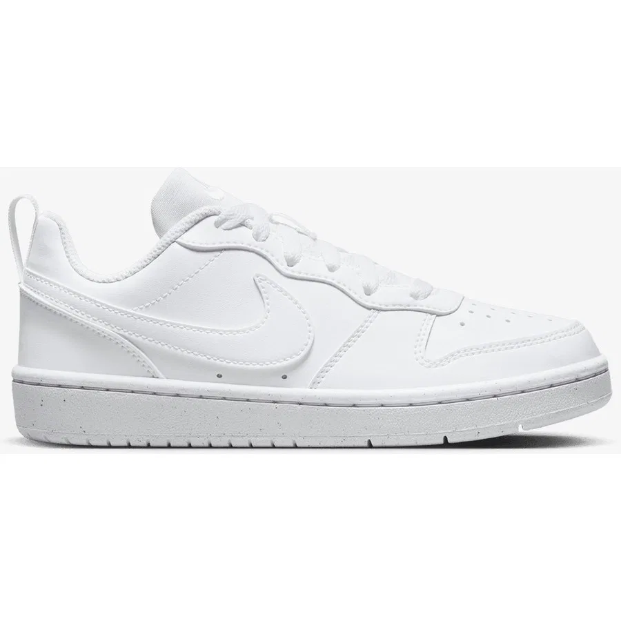 Кроссовки детские с длинным шнурком Court Borough Low Recraft Nike, Белый