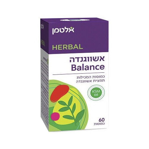 

Ашваганда Баланс Altman 600 мг, 60 капсул