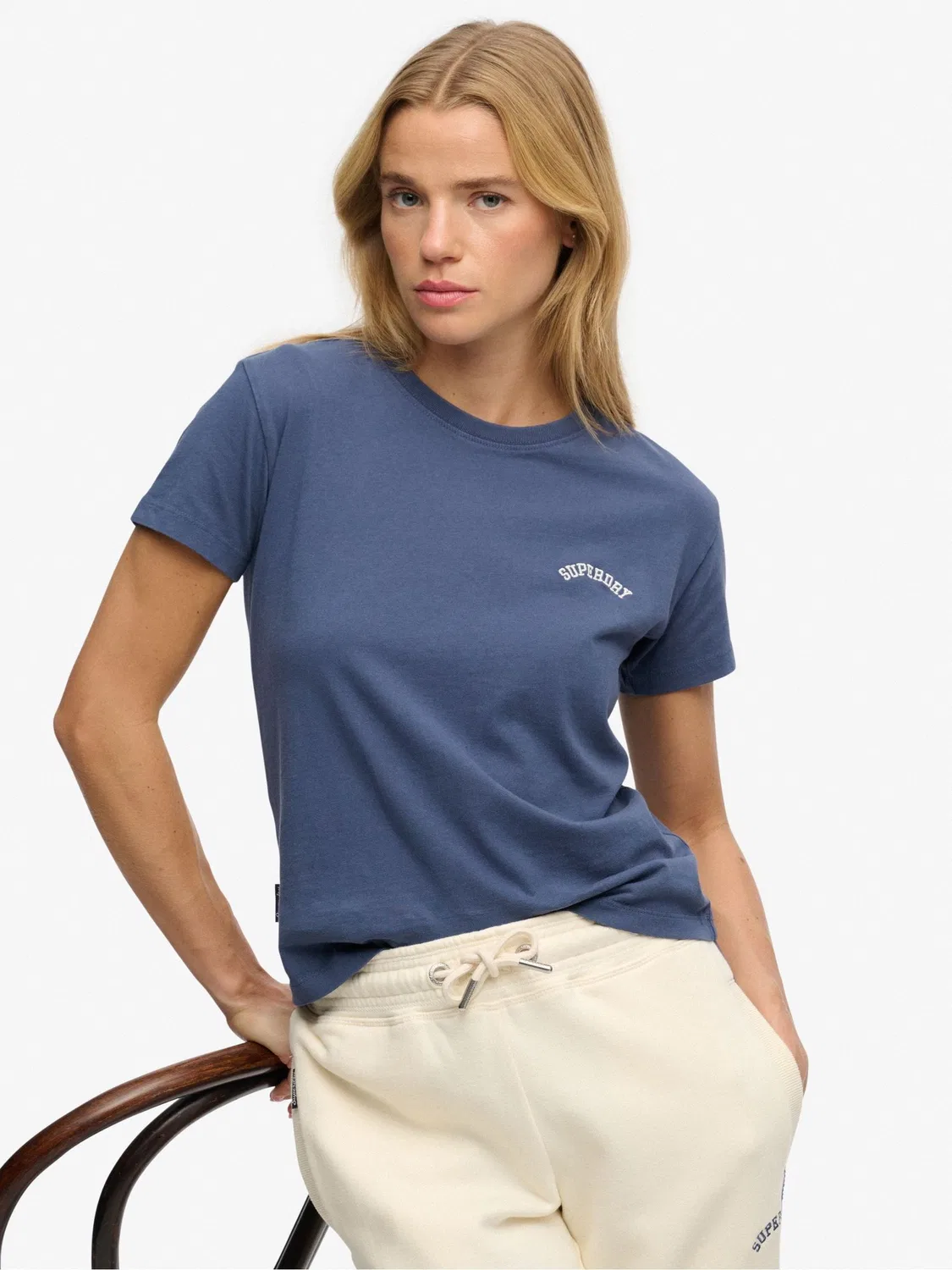 Футболка с логотипом Superdry, синяя