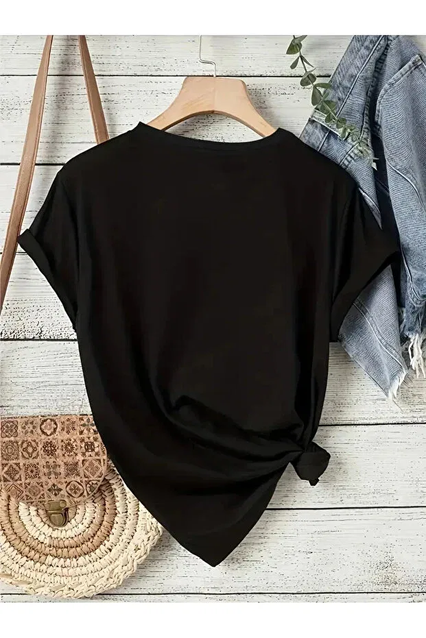 Детская футболка для девочек с принтом Blackpink Rose One Number Girl Magors, Black-2 — фото 3