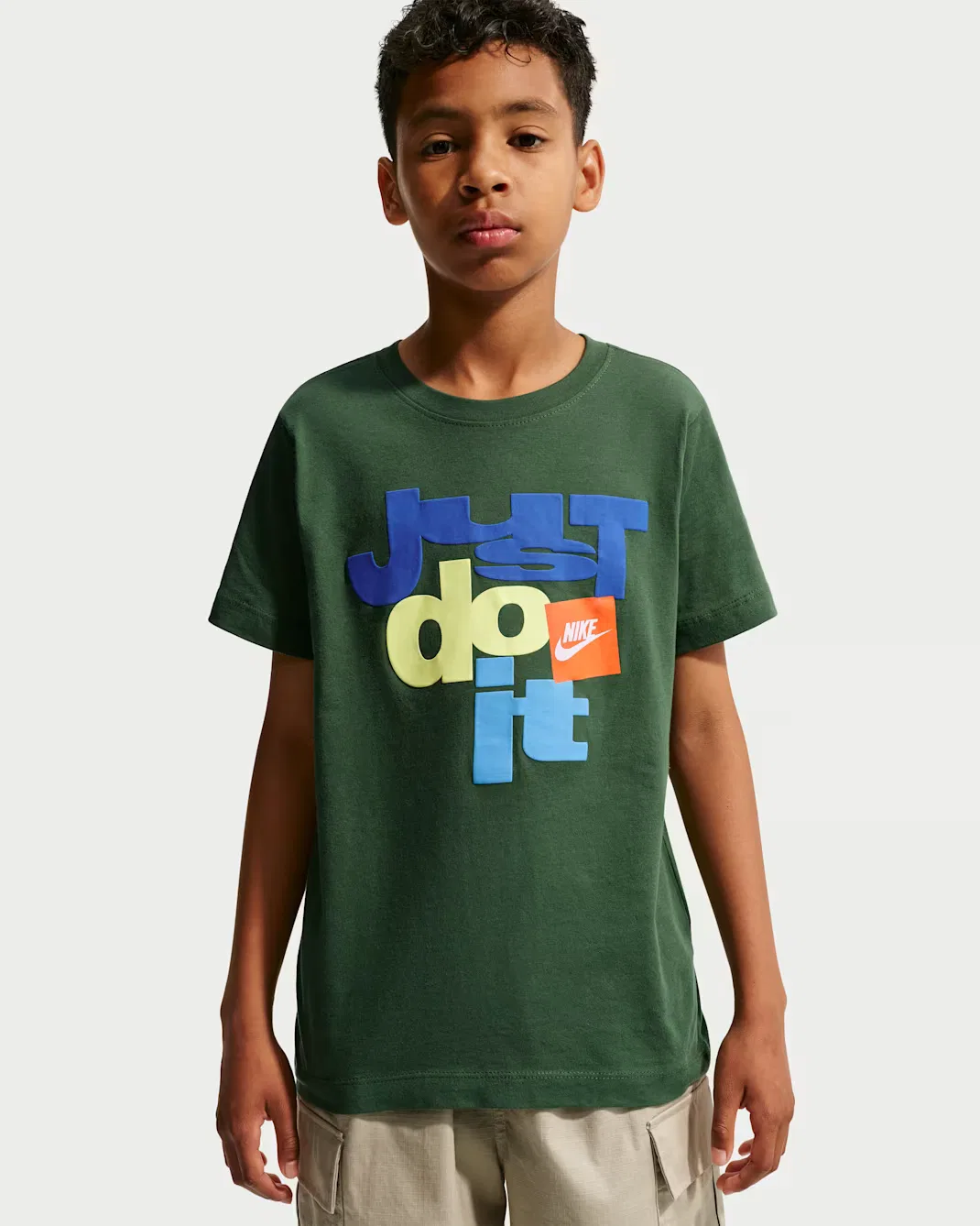 Футболка для детей постарше Nike Sportswear Club, Fir — фото 3