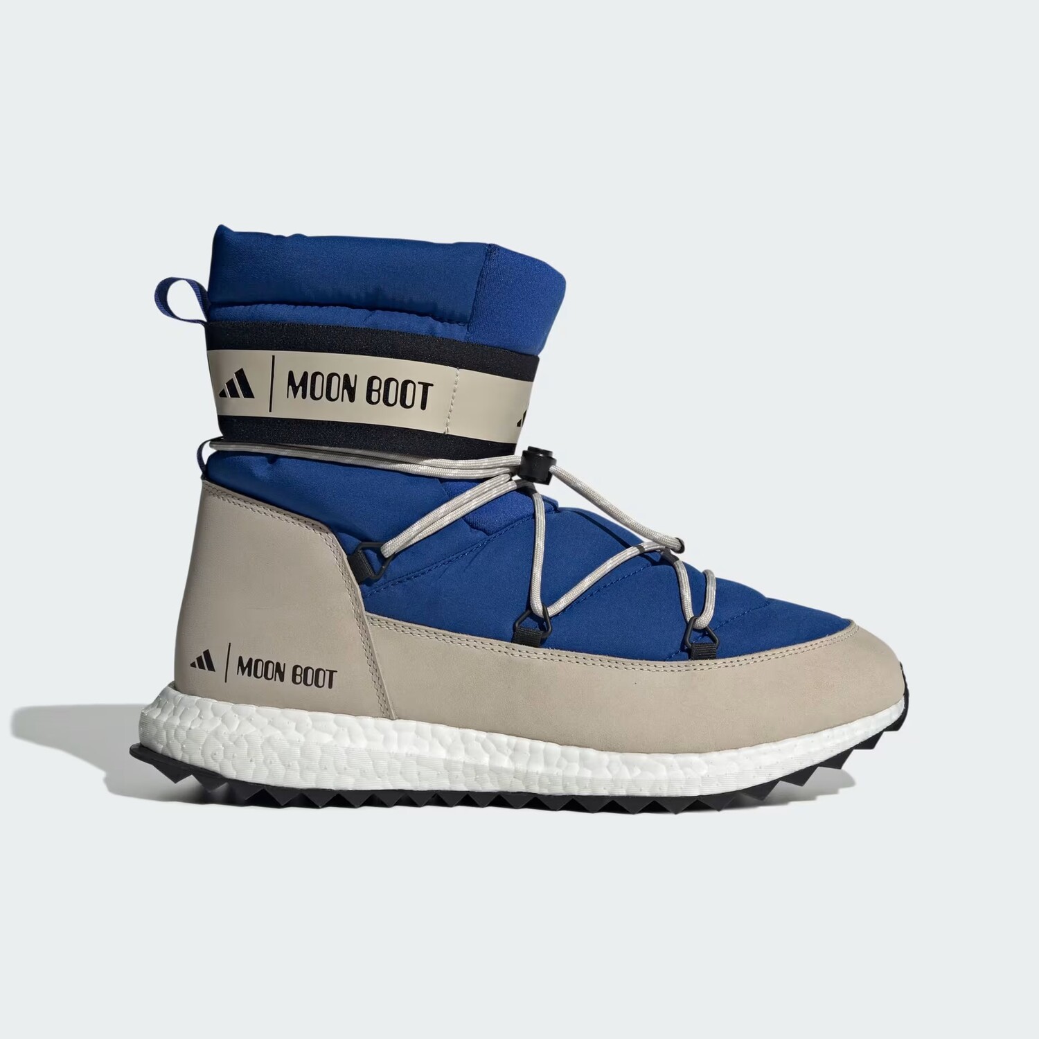 

Ботинки унисекс Adidas x Moon Boot Moonboost High, синий/бежевый