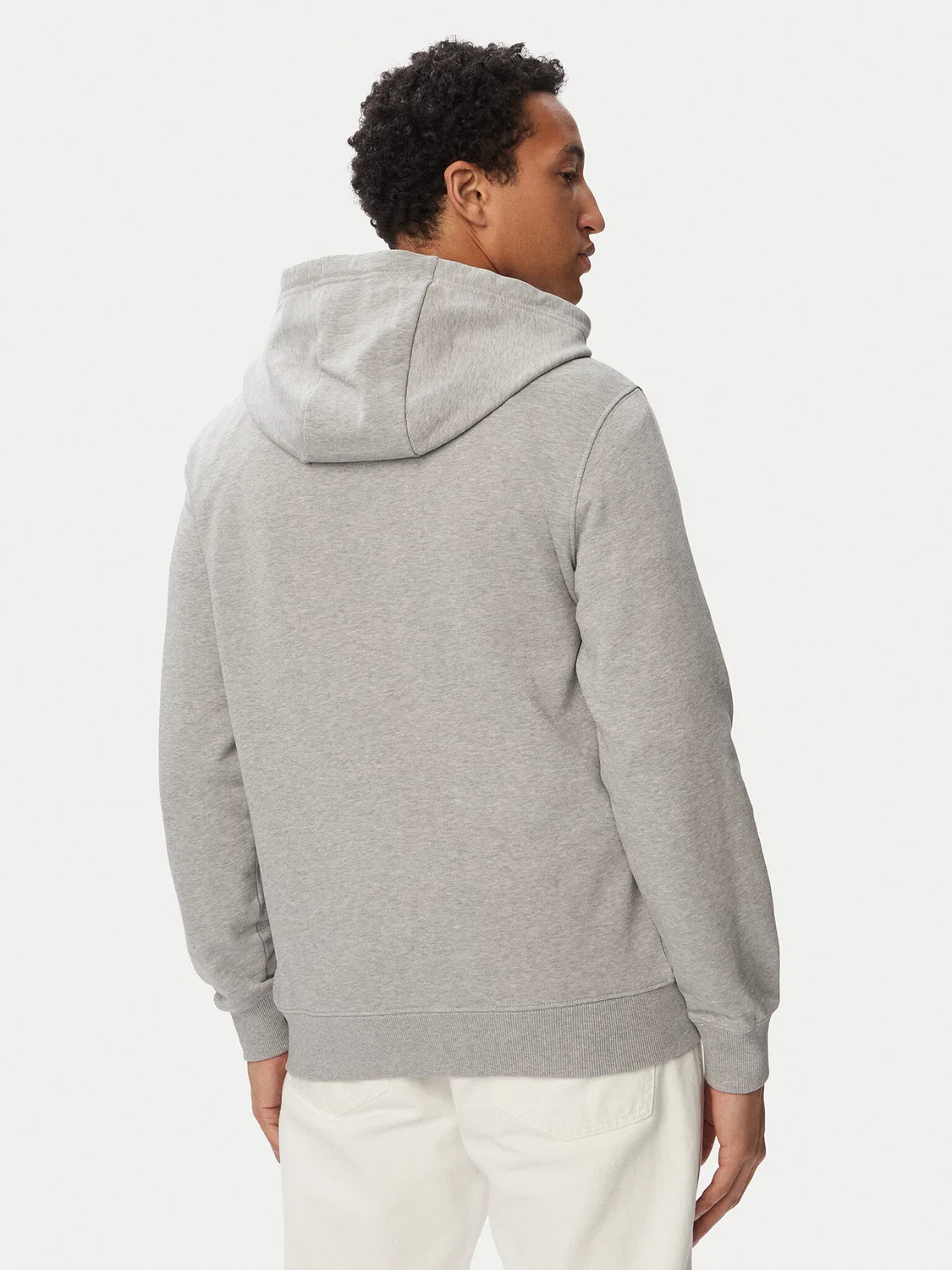 Мужская толстовка стандартного кроя Essential Terry Tommy Hilfiger, светло-серый — фото 3