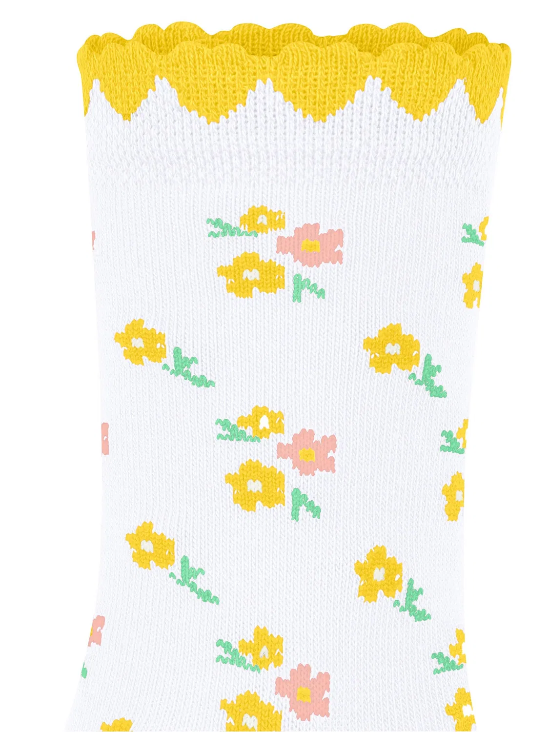 Носки Falke Ditsy Flowers белого цвета — фото 3