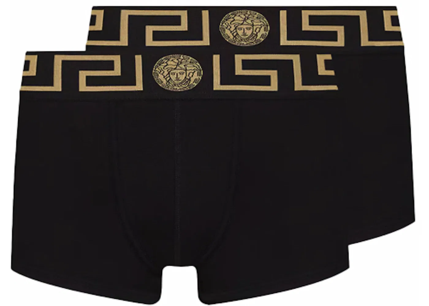 Мужские трусы с принтом Versace Trunks (2-Pack), Black