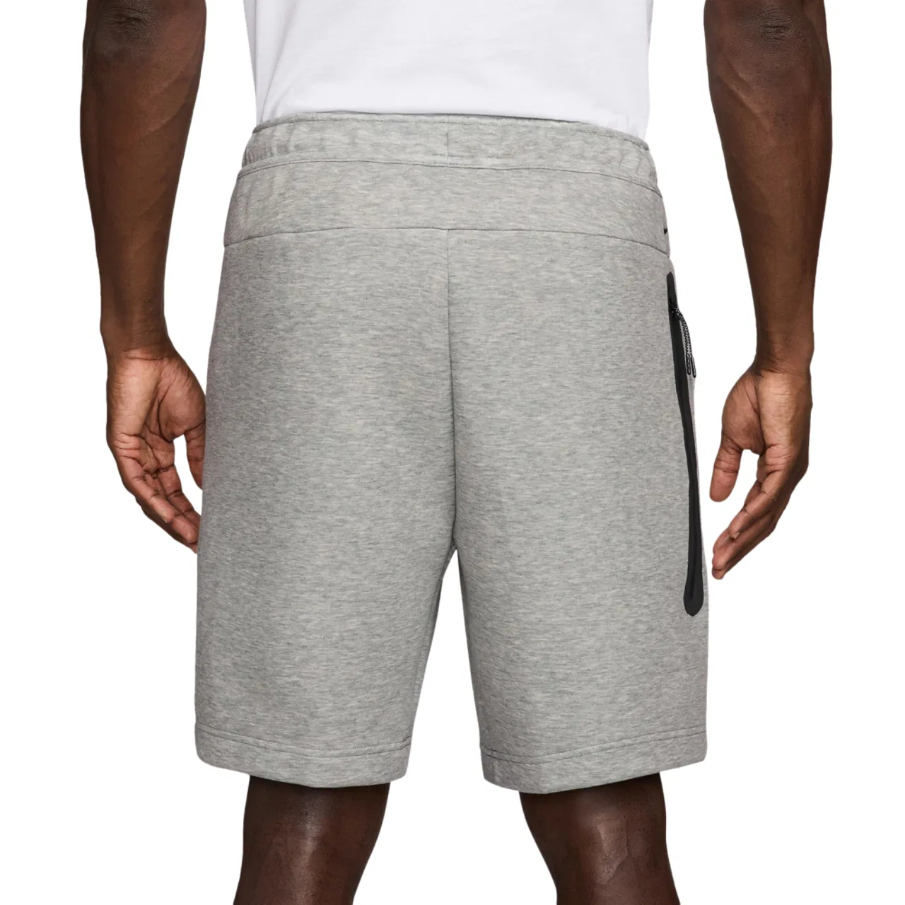 Мужские шорты Tech Fleece Nike, серый/черный — фото 2