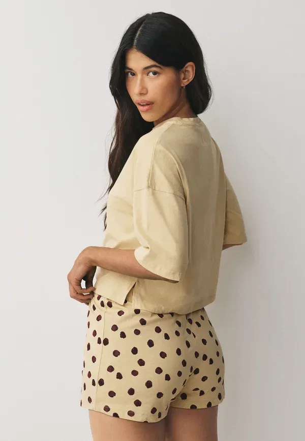 Пижамный комплект из 2 предметов хлопок Short sleeve set 2 pack Next, Navy, Yellow spot, темно-синий/желтый — фото 4
