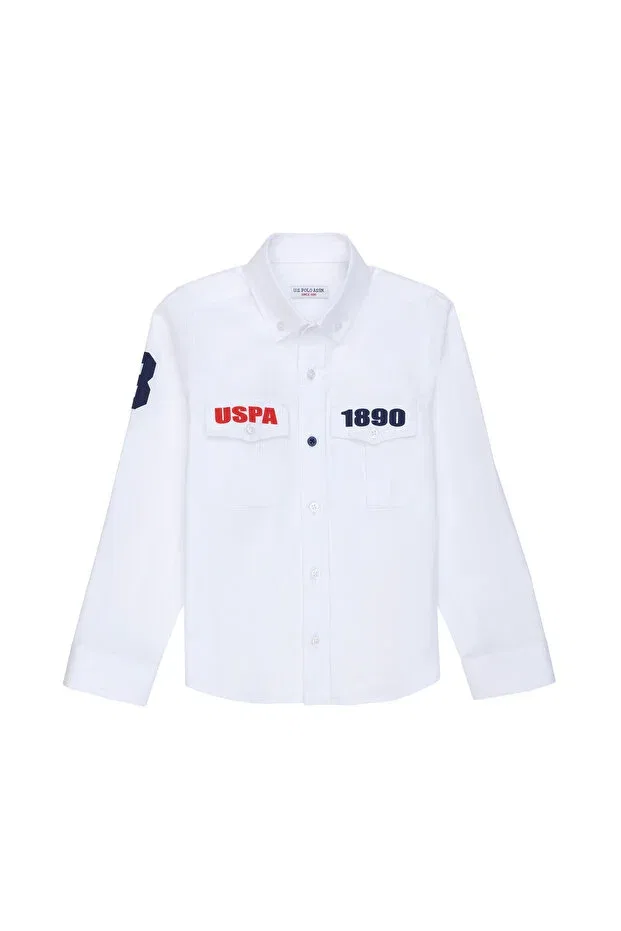 Детская рубашка с длинным рукавом U.S. Polo Assn., 142343 — фото 2