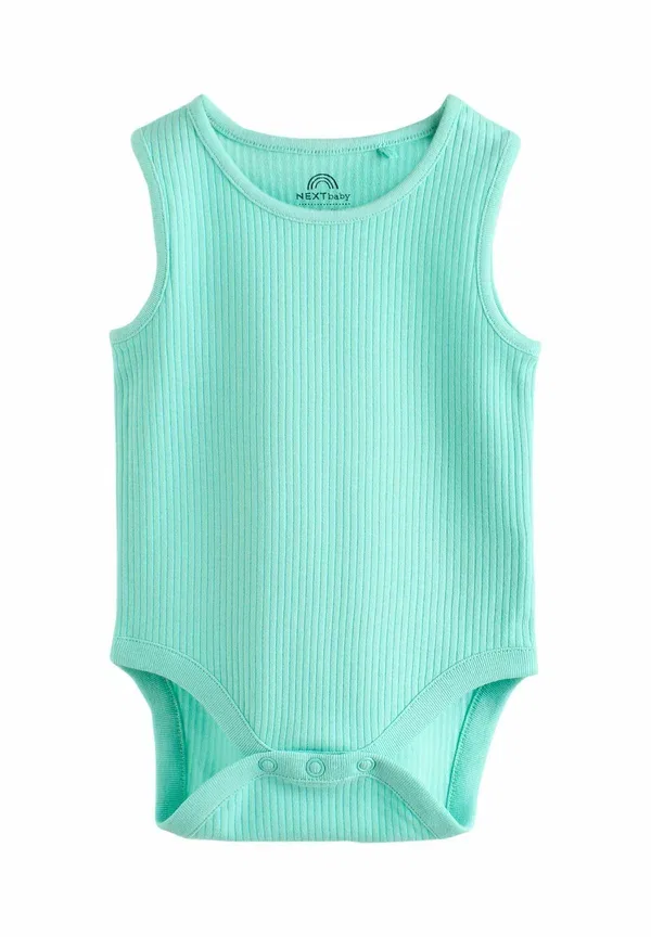 Боди-слип 5 штук Regular fit Next, Green/Blue/Yellow, синий/зеленый/желтый — фото 4