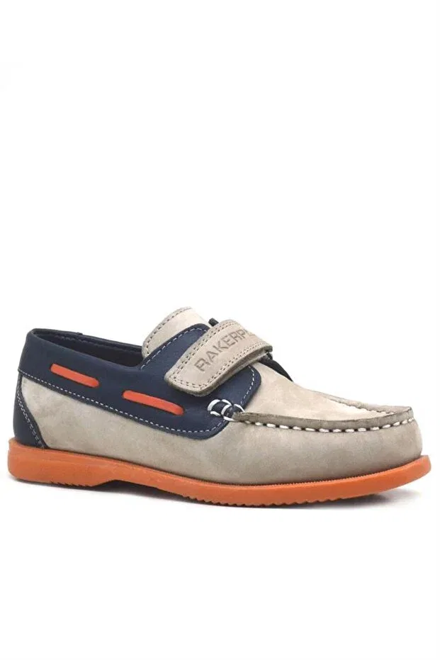 Детские туфли для мальчиков на шнуровке Raker, Navy Blue — фото 3