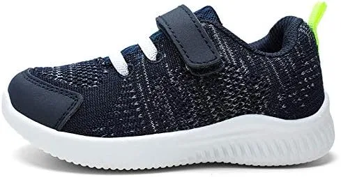 Детские кроссовки для бега и ходьбы nerteo, Navy/Green — фото 3