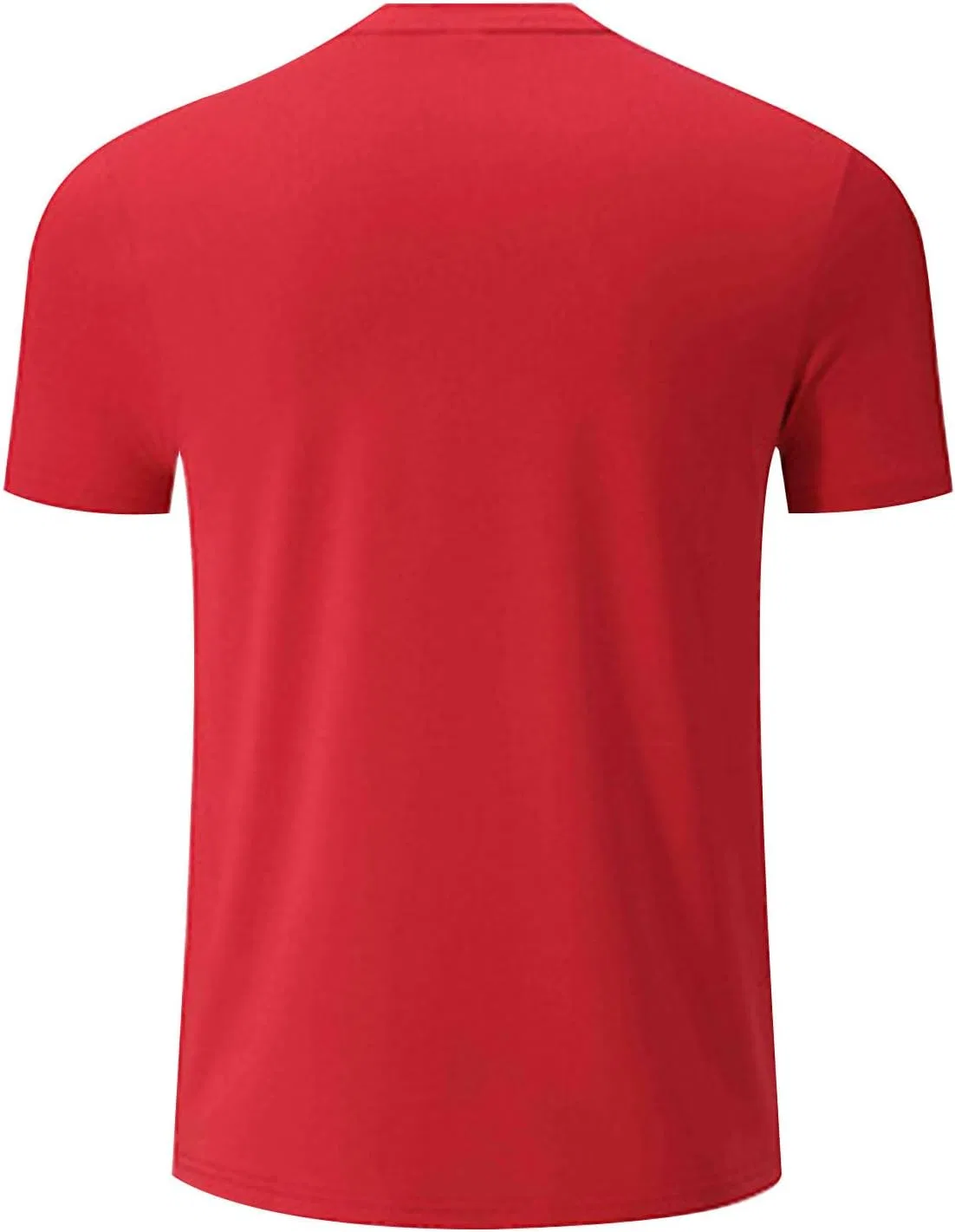 Мужская спортивная футболка с сетчатой тканью Generic, Red — фото 4
