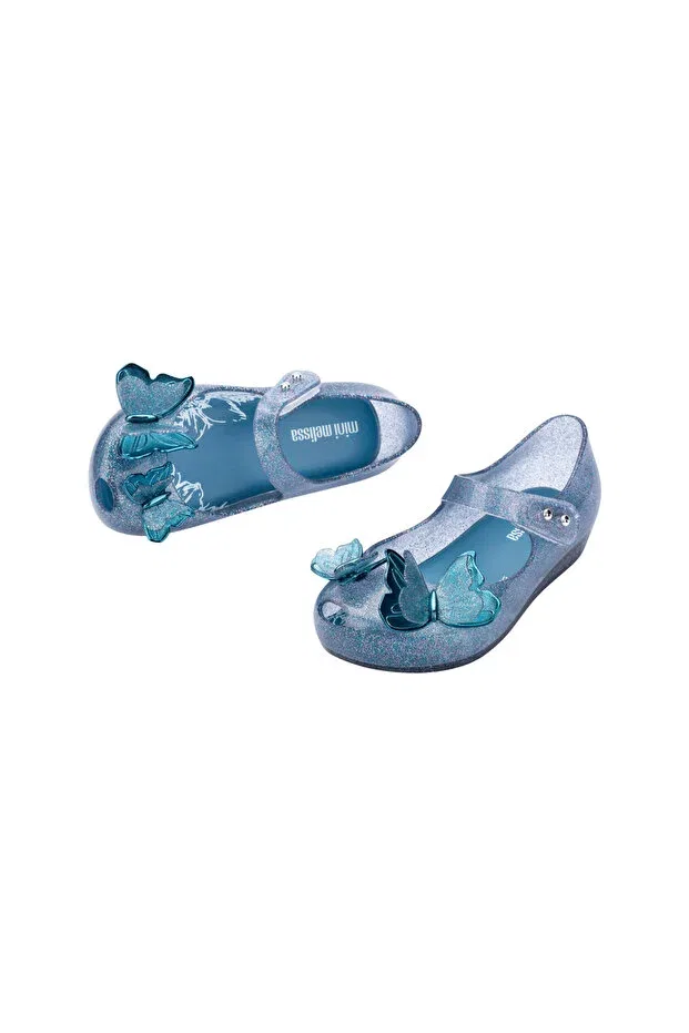Детские ботинки для девочек с липучкой Ultragirl Fly III BB Mini Melissa, Blue — фото 4