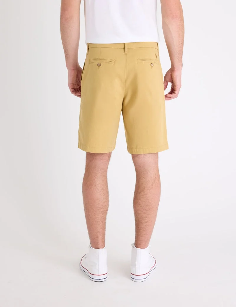 Мужские шорты U.S. Polo Assn. 9" Mason Stretch Twill, хаки — фото 2