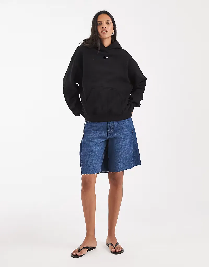 Худи Nike Studio Fleece, черный — фото 2