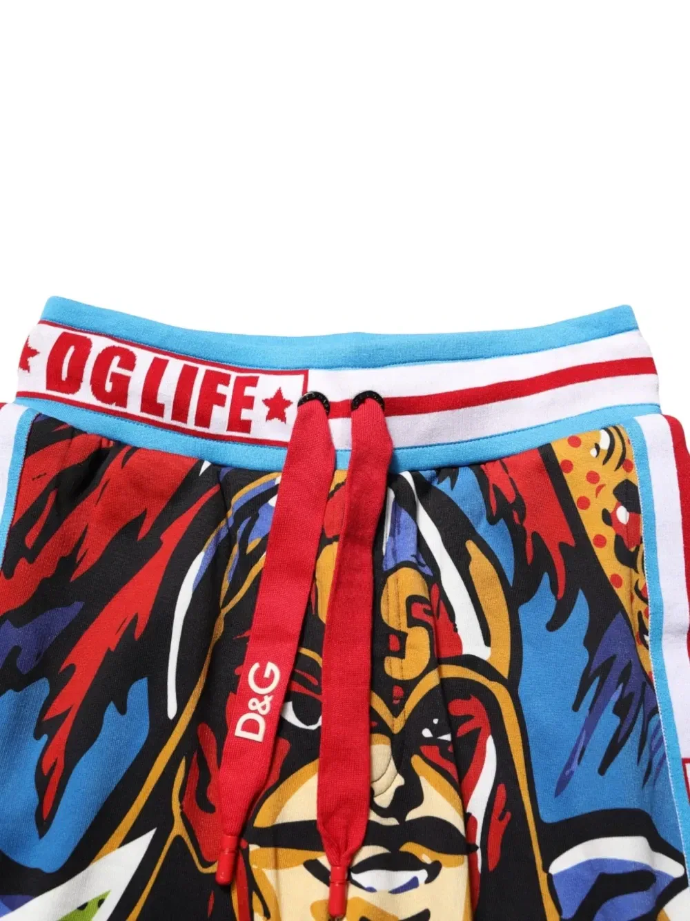 Шорты Captain Sicily с графическим принтом DOLCE & GABBANA, синий — фото 4