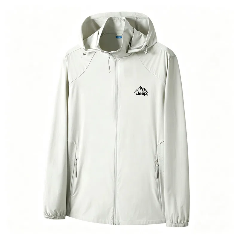 Детская ветровка с капюшоном Jeep Ice Peak Sun Protection Collection, Light Green — фото 4