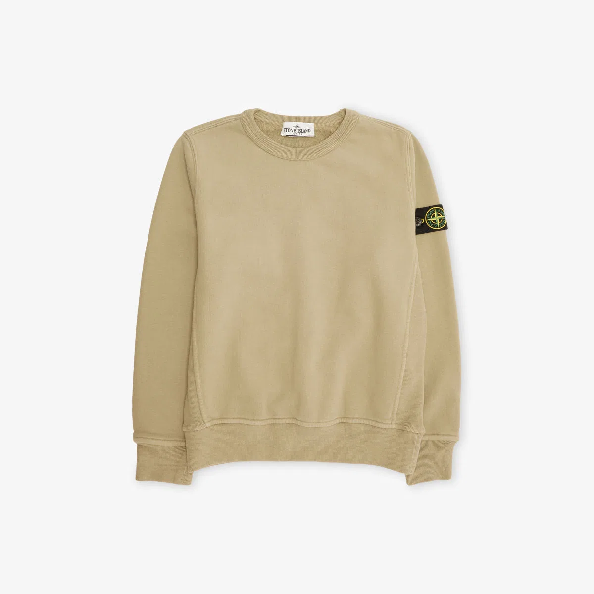 Хлопковая трикотажная толстовка Compass-badge для детей от 2 до 14 лет Stone Island, коричневый