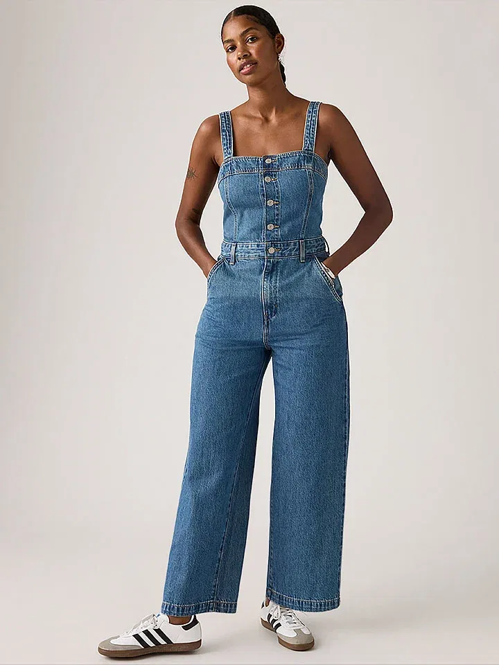 Женский джинсовый комбинезон Drea Levi's, Blue — фото 2