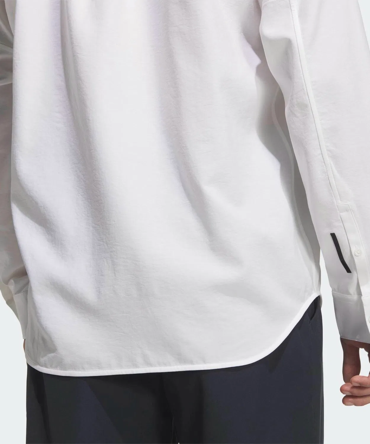 Мужская рубашка с длинным рукавоми принтом Regular Fit Adidas, White — фото 4