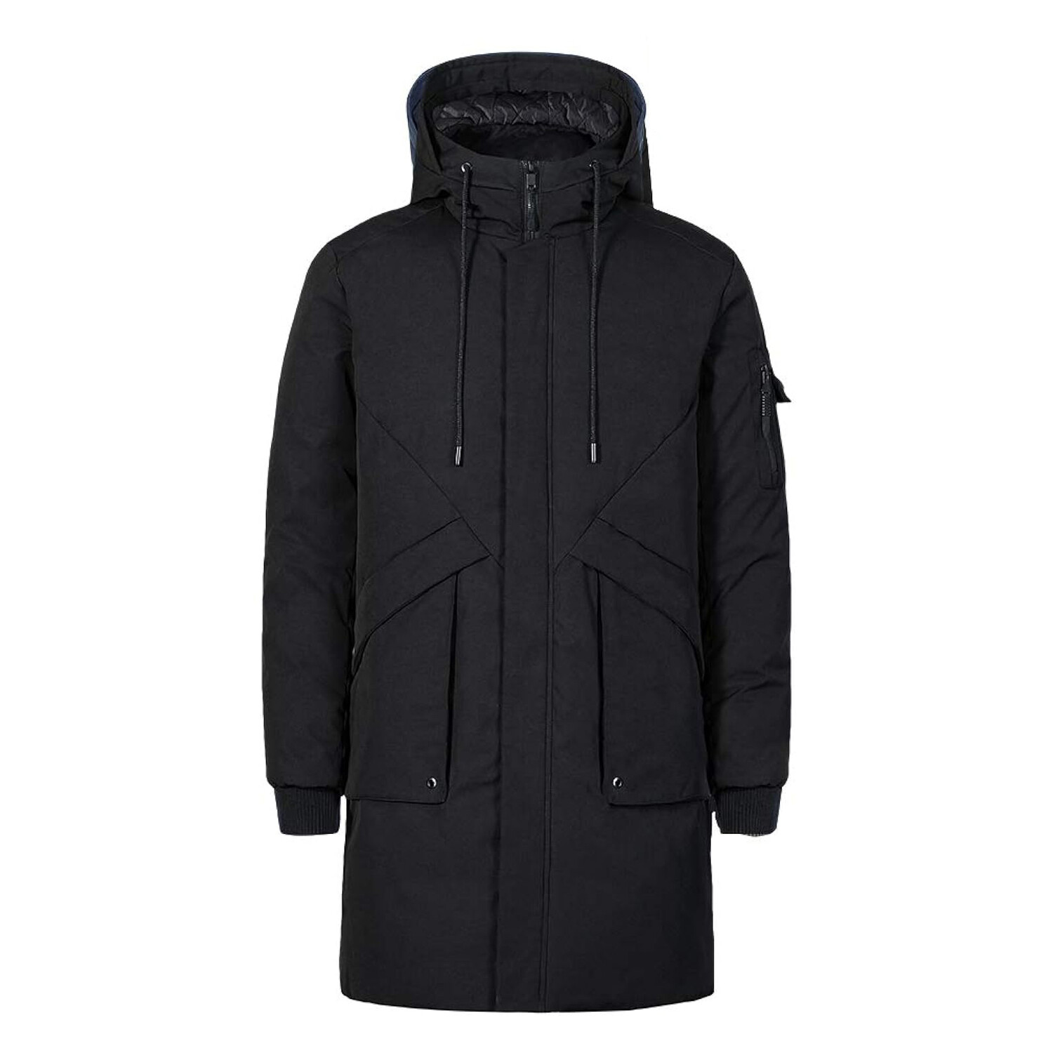 

Мужское зимние пальто Pioneer Camp Parkas Long Hooded Padded, черный