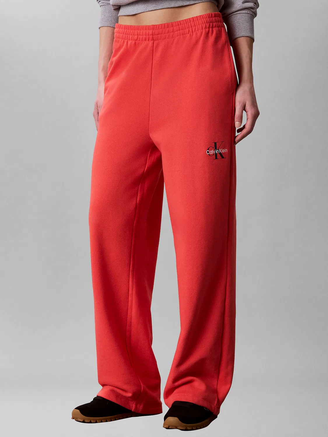 Широкие брюки Calvin Klein розового цвета — фото 2