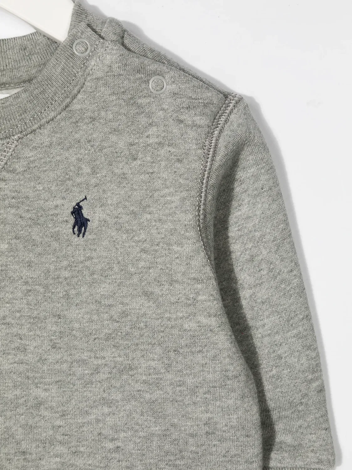 Свитшот с вышитым логотипом Polo Ralph Lauren, серый — фото 3