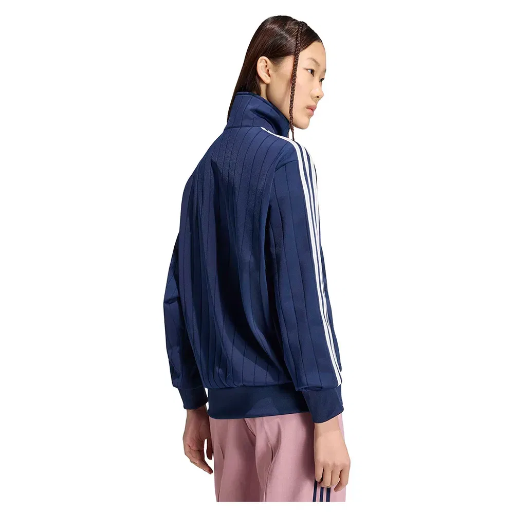 Толстовка Pinstripe Firebird Loose Track full zip Adidas Originals, синий — фото 2