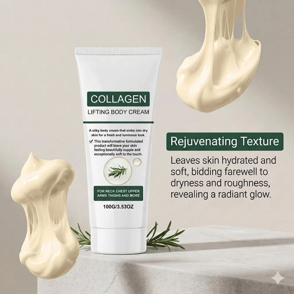 Подтягивающий коллагеновый крем для тела, HNYXEQJL, 5 шт, 100 г — фото 4