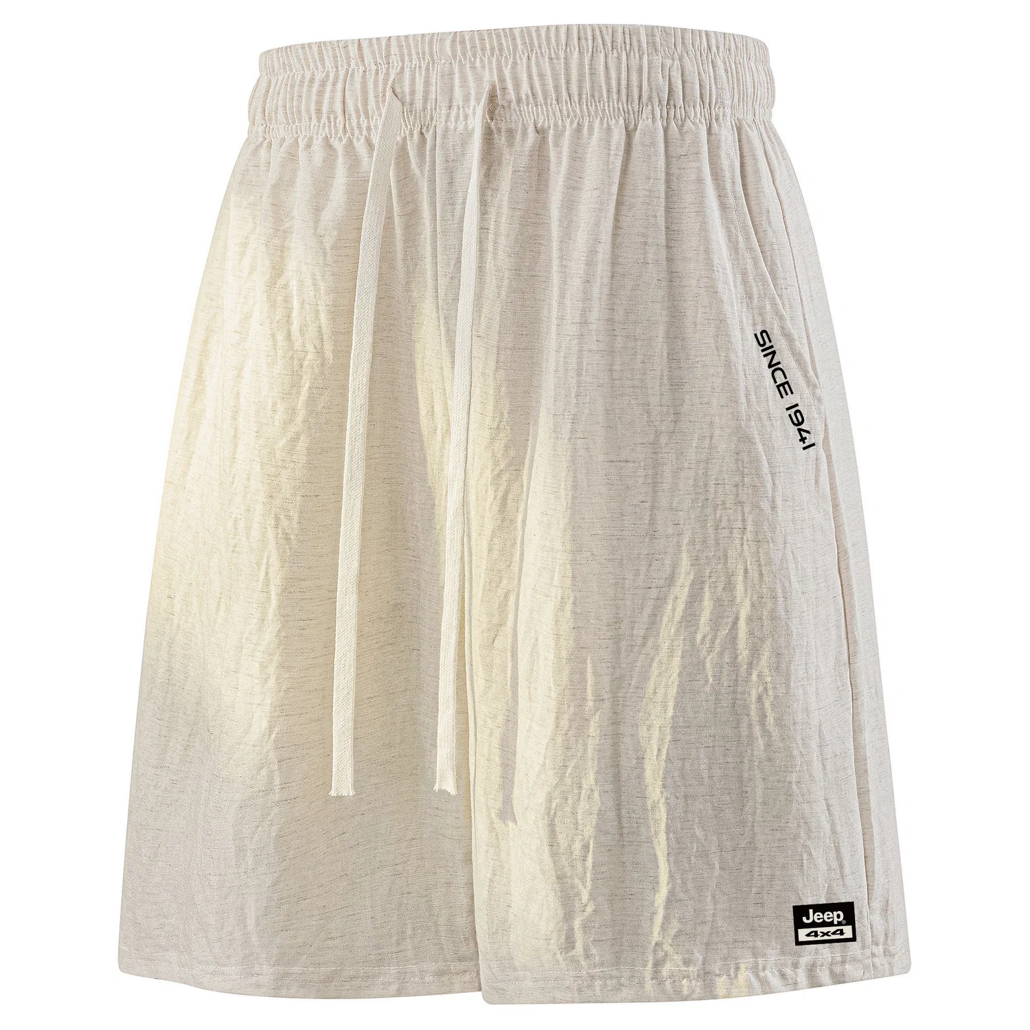 Детские шорты повседневные прямого кроя Jeep Leisure Collection, Oat