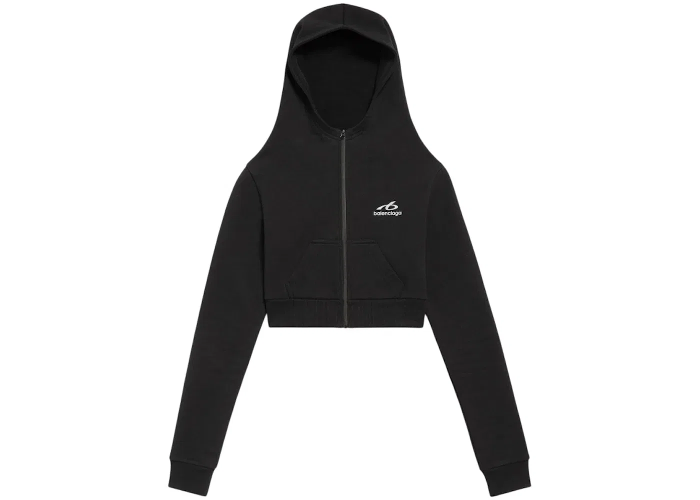 Женский худи с принтом Athl.Cocoon Balenciaga, Black