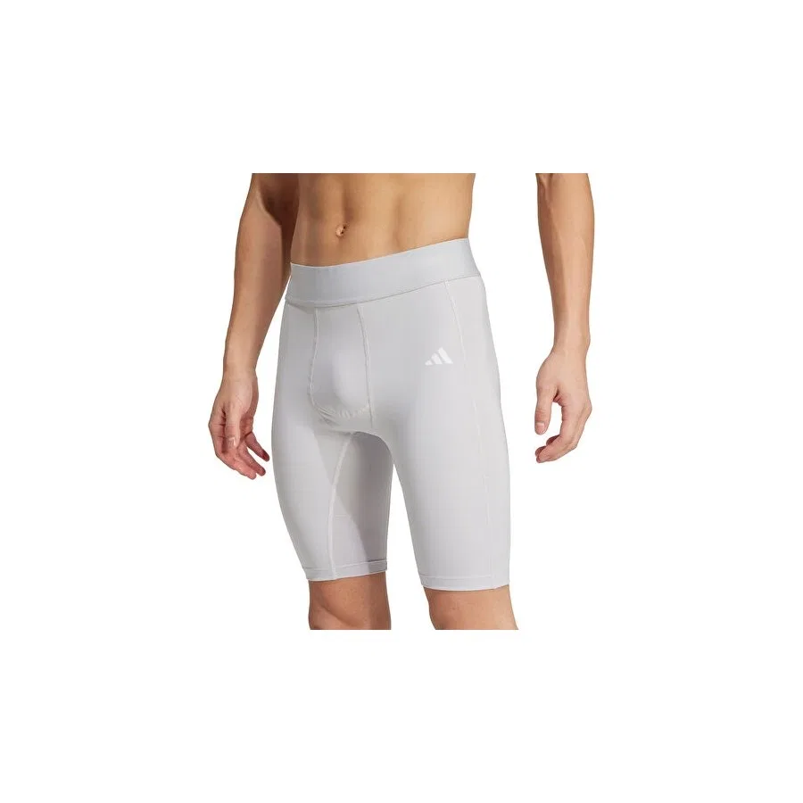 Мужские тренировочные тайтсы Techfit Shrt Tight M adidas, Серый — фото 3