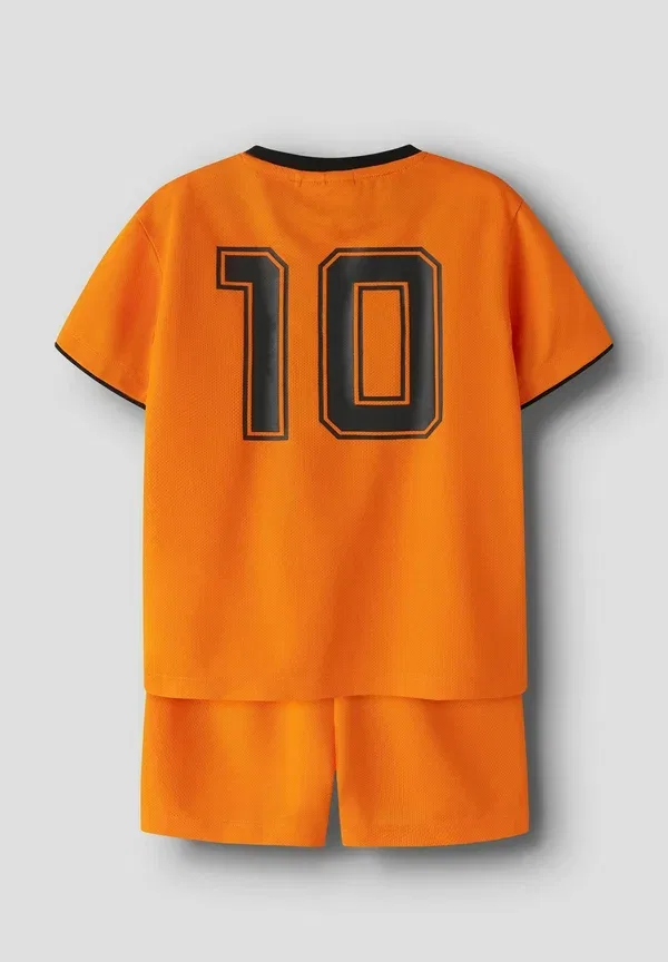 Комплект из шорт и футболки спортивный unisex - tracksuit, Name It, Vibrant Orange, оранжевый — фото 2