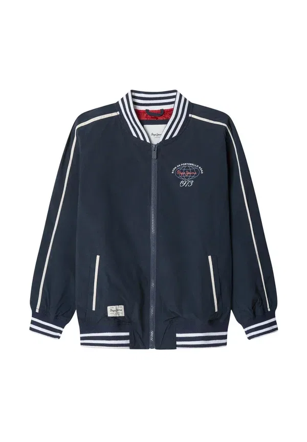 Куртка с принтом bomber Pepe Jeans, темно-синий