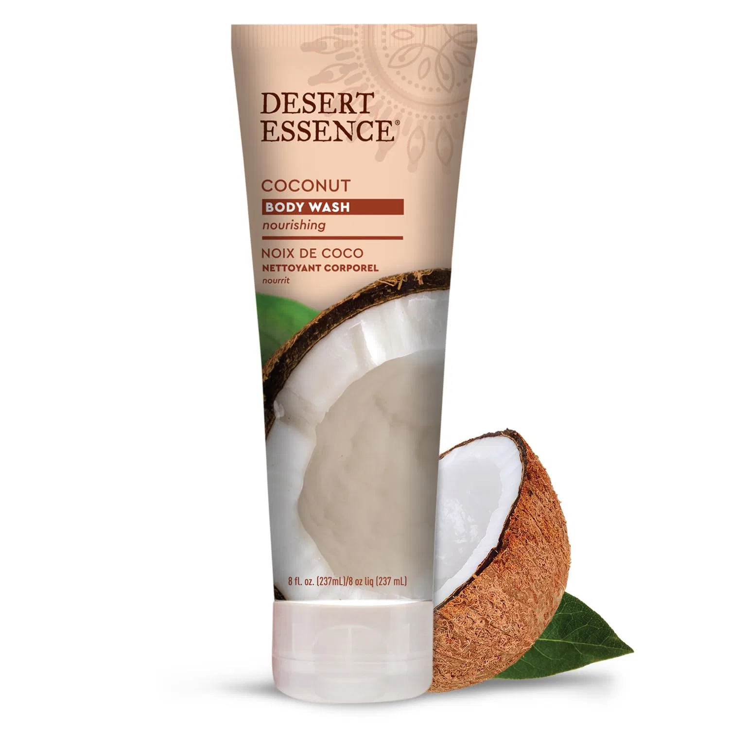 Гель для душа Coconut, Desert Essence, 235 мл