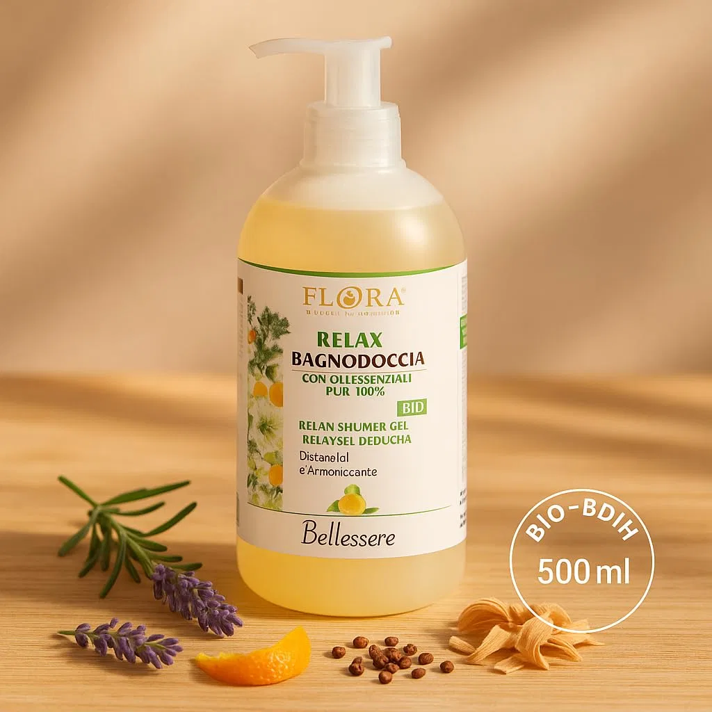 Гель для душа Relax, Flora, 500 мл — фото 2