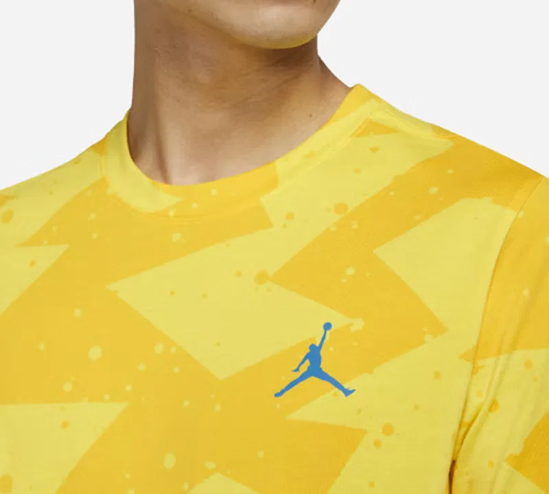 Футболка с принтом Poolside Splash Jordan, желтый — фото 4
