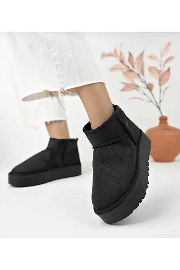 Женские ботильоны с коротким каблуком Seçkin Dünyası, Black