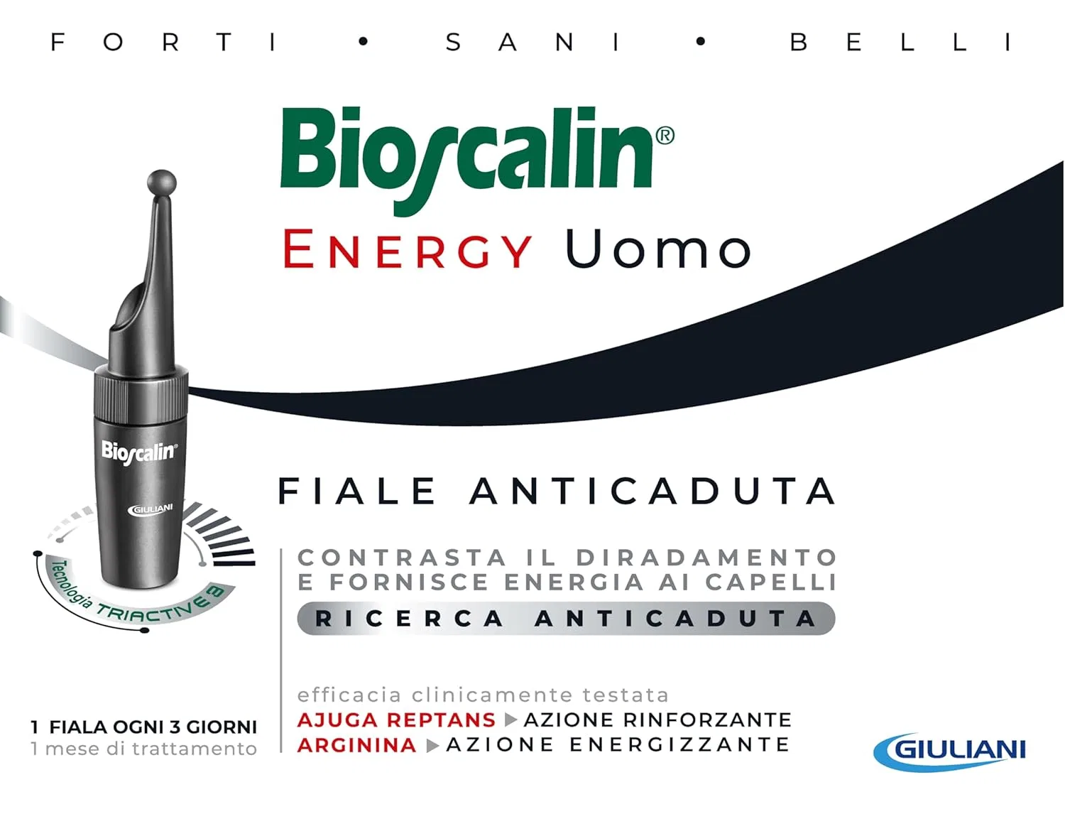 Ампулы «Energy» для мужчин от Bioscalin Bioscalin — фото 2