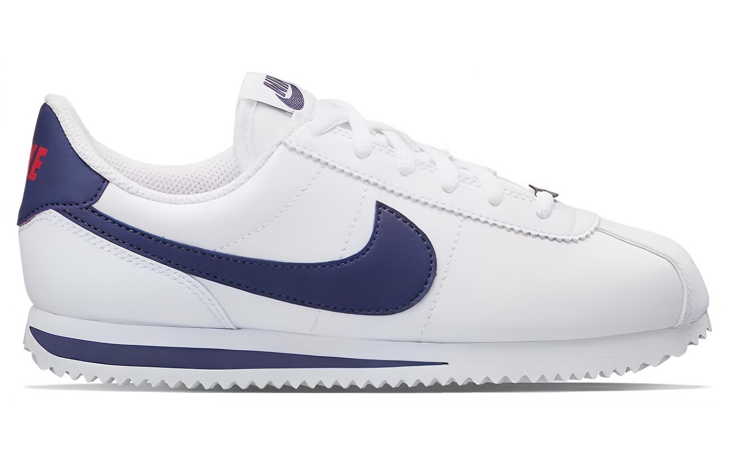 

Кроссовки Nike Cortez Basic SL белые нейтральные индиго
