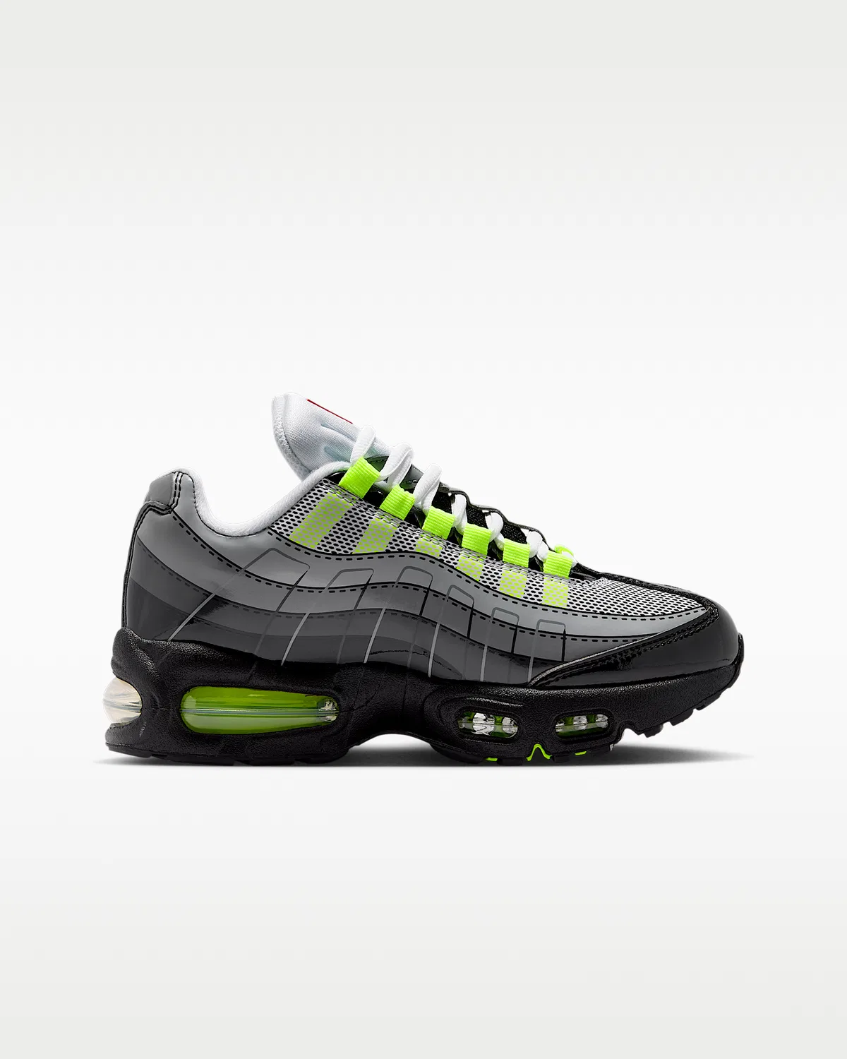 Детские кроссовки Nike Air Max 95 x LEGO® Collection, Black/Dark Smoke Grey/Smoke Grey/Metallic Silver — фото 3