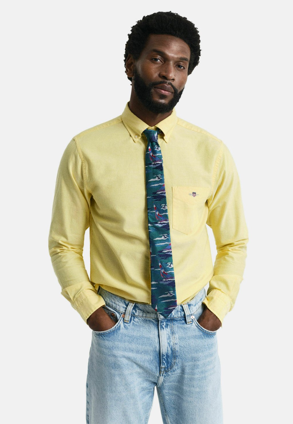 

Рубашка REG OXFORD GANT, желтый