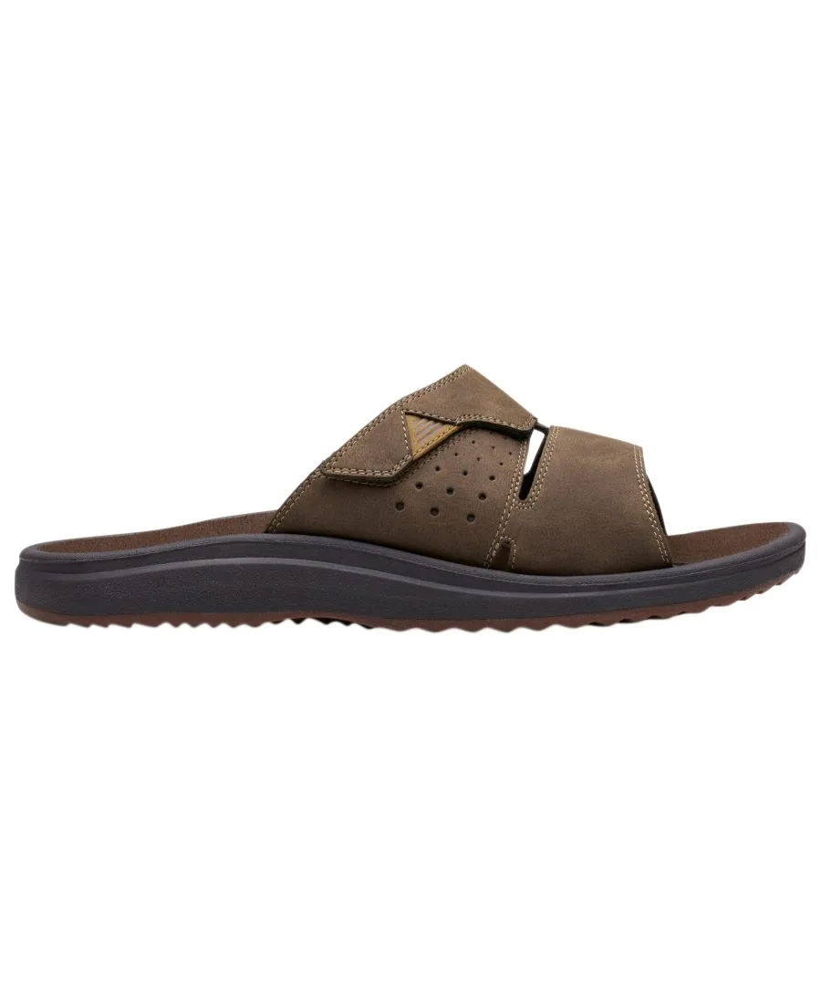Мужские сандалии Cloudsteppers Breeze Slide Clarks, коричневый — фото 2