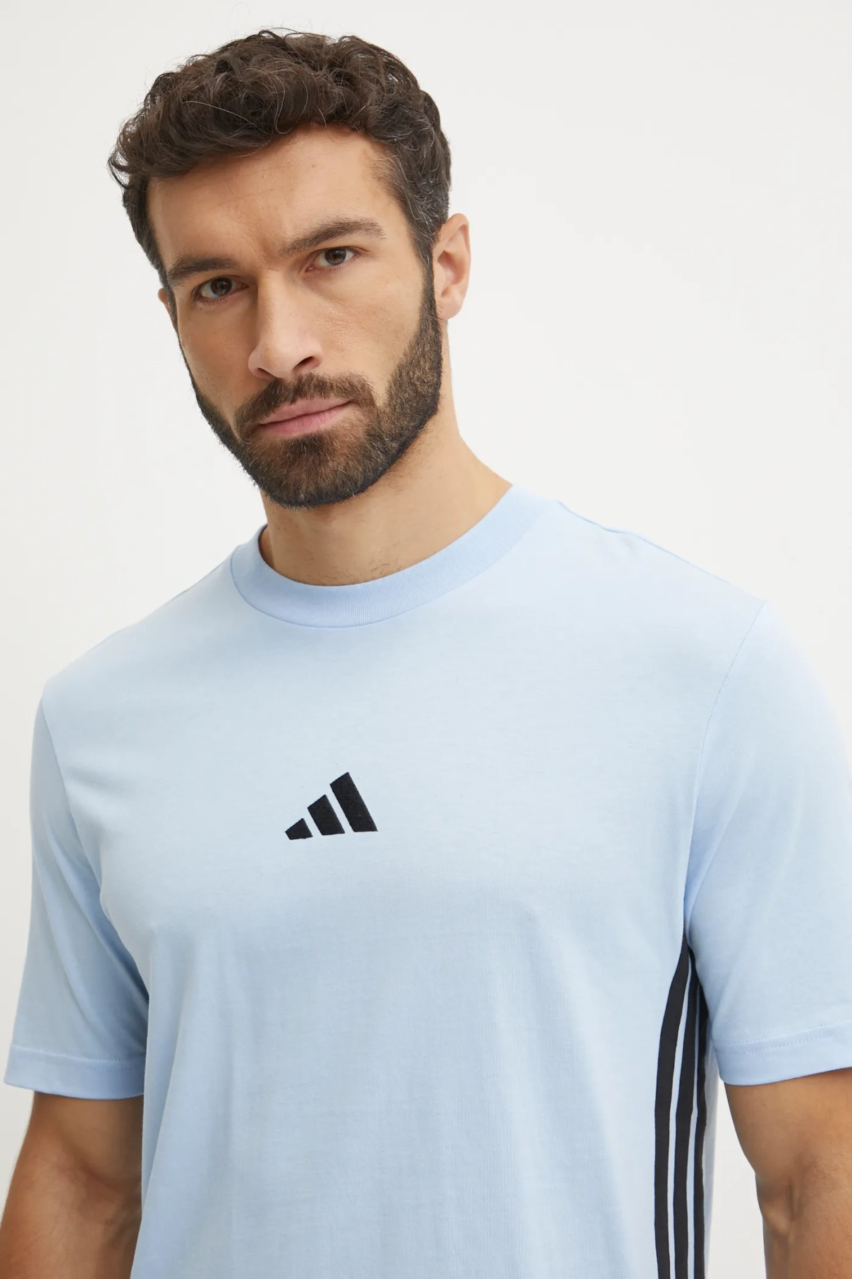 

Хлопковая футболка Essentials adidas, синий