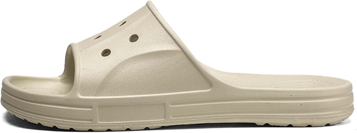 

Мужские шлепанцы с противоскользящей мягкой подошвой из ЭВА, однотонные, для домашнего использования Generic, хаки